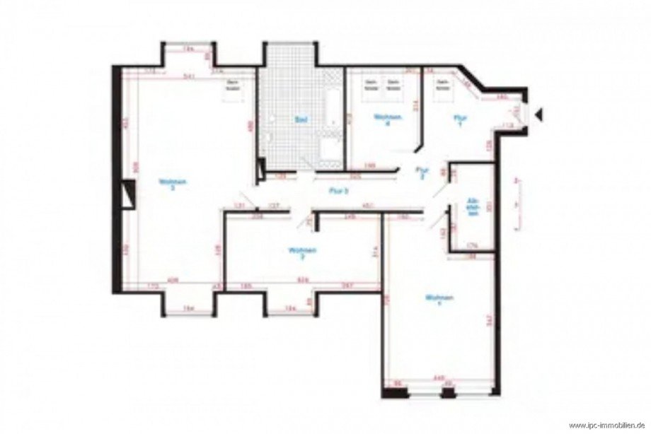 Grundriss Dachgeschosswohnung Wolmirstedt