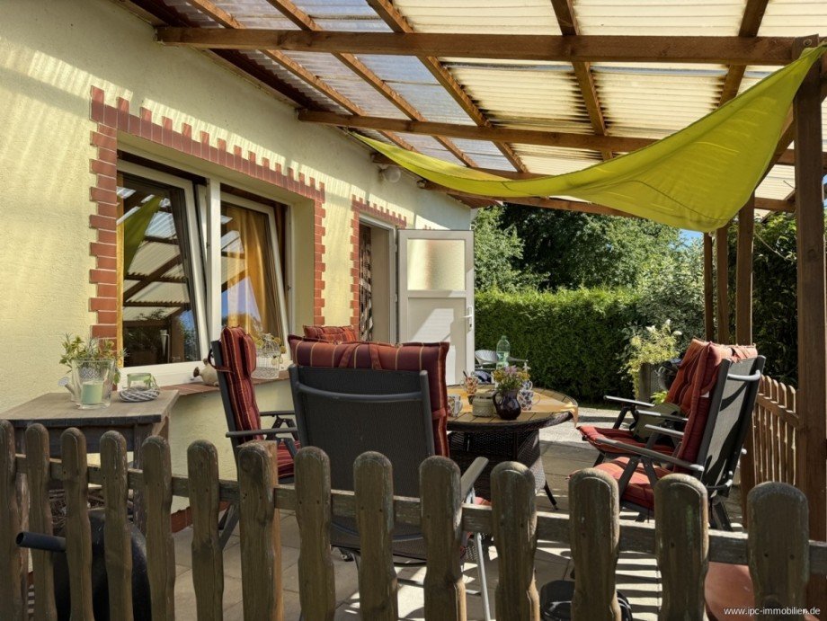 Terrasse Ferienhaus Manderow