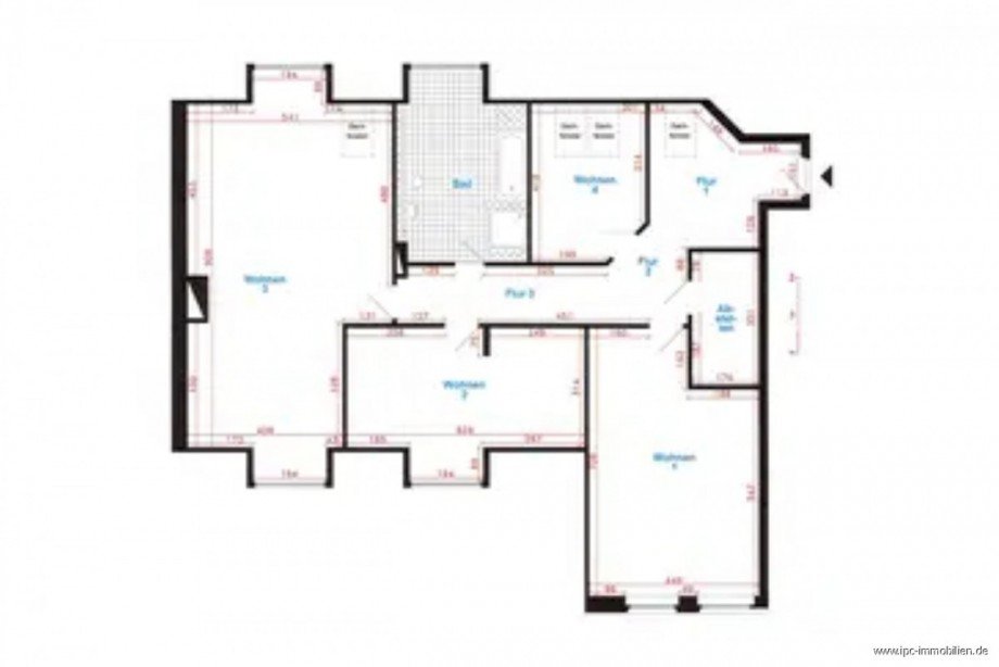 Grundriss Dachgeschosswohnung Wolmirstedt