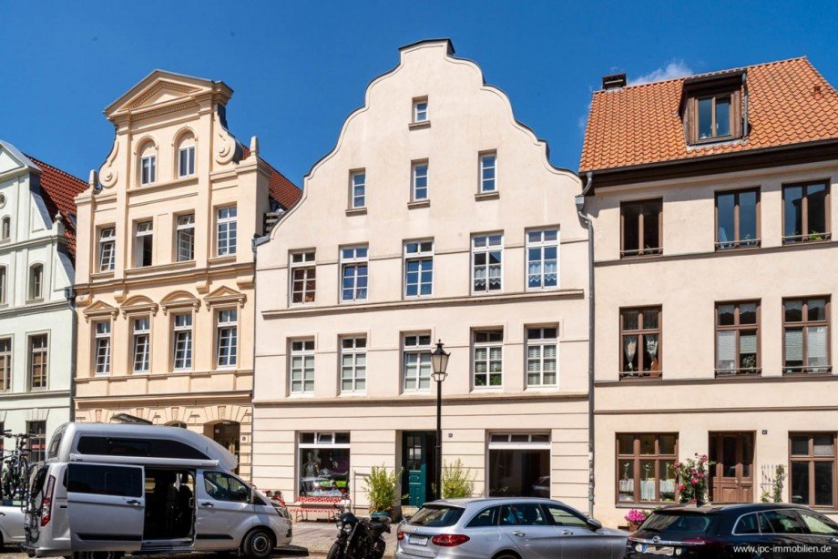 Hausansicht Erdgeschosswohnung Wismar