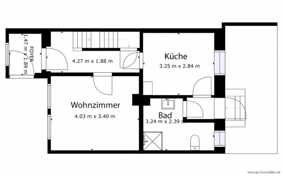 Erdgeschoss Reihenmittelhaus R�beland