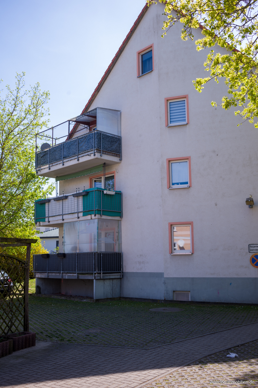Hausansicht Etagenwohnung Sch�nebeck