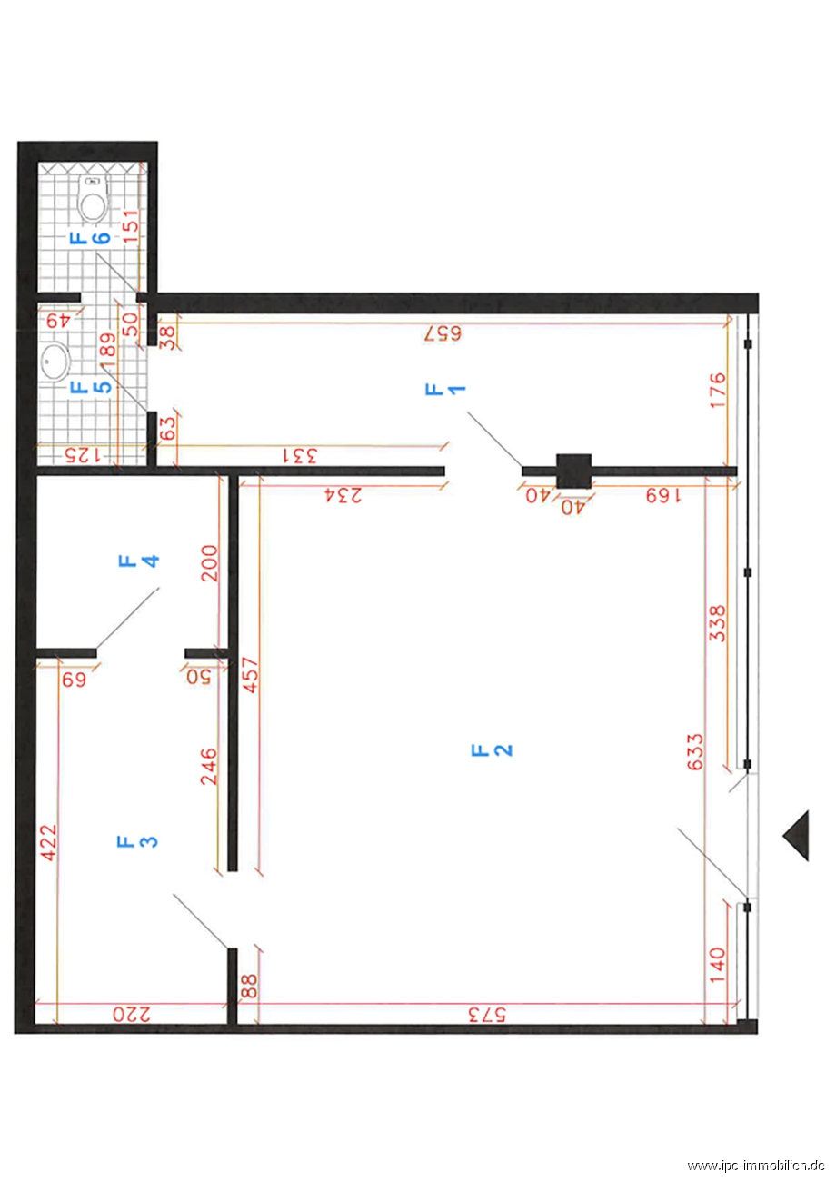 Grundriss Ladenlokal Wolmirstedt