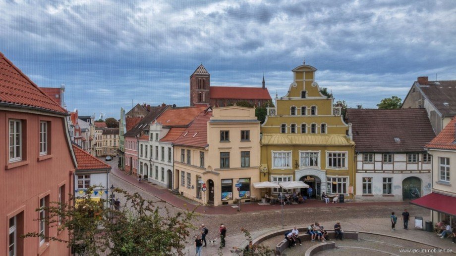 Ausblick Etagenwohnung Wismar
