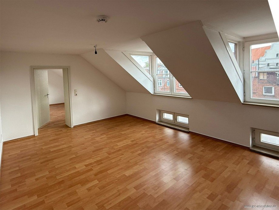 Wohnzimmer Dachgeschosswohnung Wismar