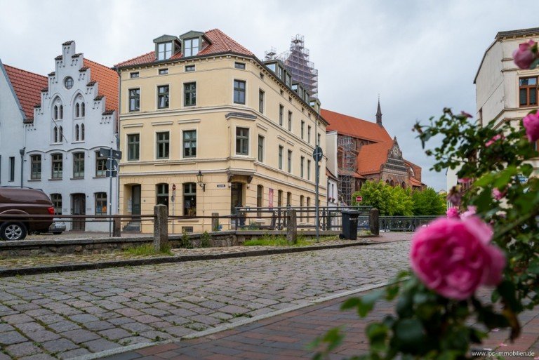 Hausansicht Wismar Dachgeschosswohnung Tolle Dachgeschosswohnung in der Altstadt