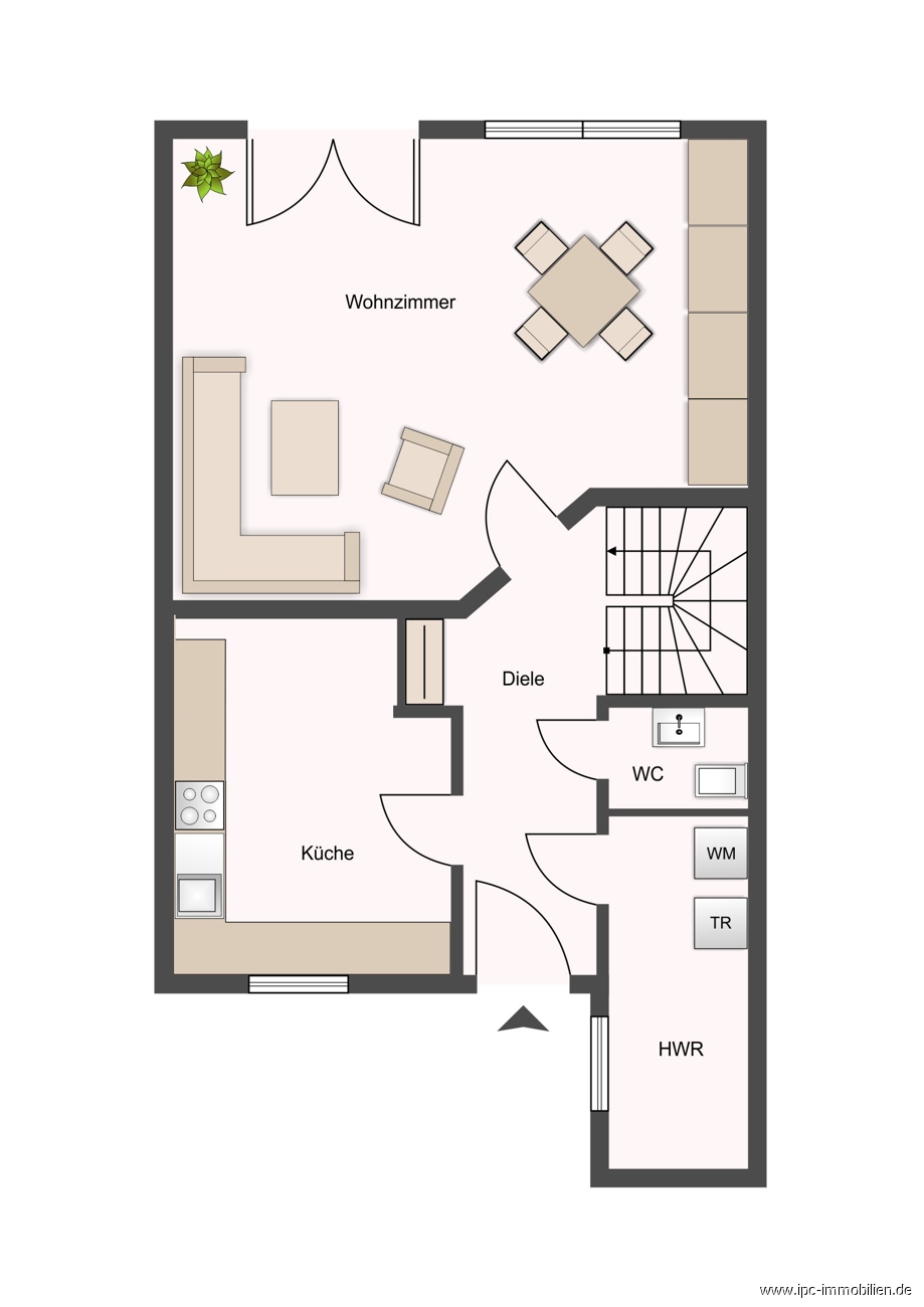 Erdgeschoss Doppelhaush�lfte Sch�nebeck (Elbe)