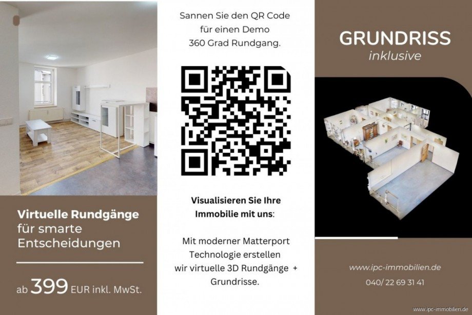 Virtueller Rundgang Etagenwohnung Magdeburg